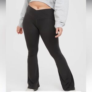 OFFLINE By Aerie Real Me High Waisted Crossover Flare Legging